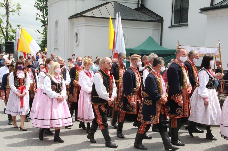 Procesja lachowska w Podegrodziu