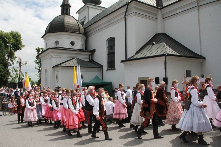 Procesja lachowska w Podegrodziu