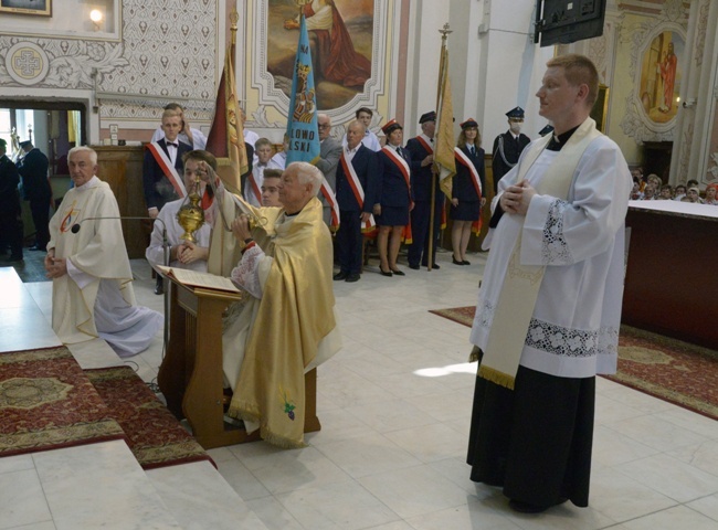 Procesja Bożego Ciała w opoczyńskiej parafii św. Bartłomieja