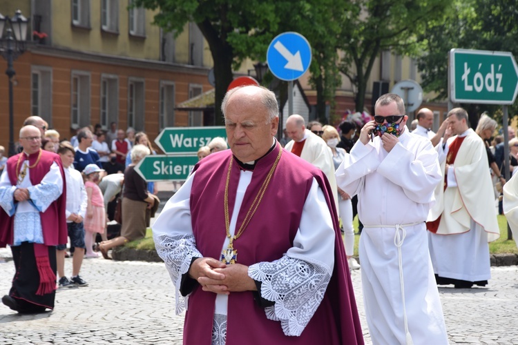 Boże Ciało w Łowiczu - procesja