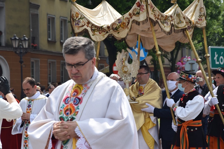 Boże Ciało w Łowiczu - procesja