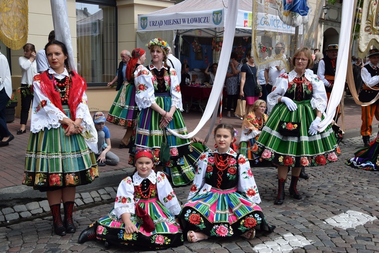 Boże Ciało w Łowiczu - procesja