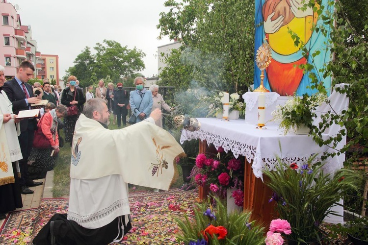 Boże Ciało w Zielonej Górze (parafia pw. św. Franciszka)