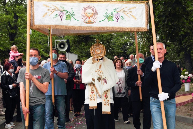 Boże Ciało w Zielonej Górze (parafia pw. św. Franciszka)