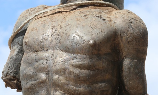 Posąg męczennika z Ugandy