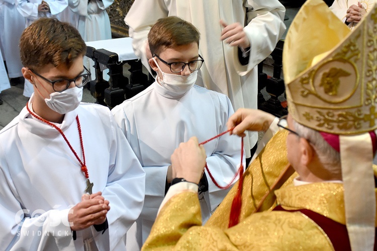 Promocja nowych lektorów i ceremoniarzy w diecezji świdnickiej