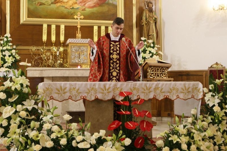 Msza św. prymicyjna ks. Mateusza Steczka w Buczkowicach - 2020