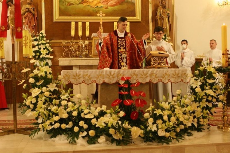 Msza św. prymicyjna ks. Mateusza Steczka w Buczkowicach - 2020