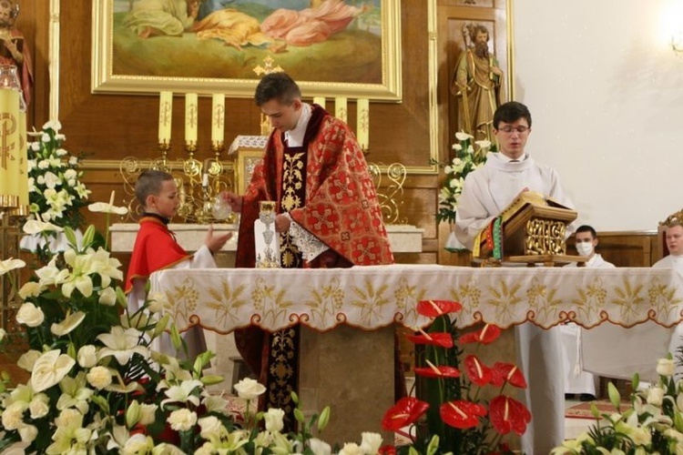 Msza św. prymicyjna ks. Mateusza Steczka w Buczkowicach - 2020