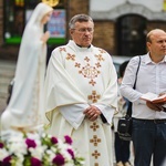 Poświęcenie figury Matki Bożej Fatimskiej na noworudzkim Rynku