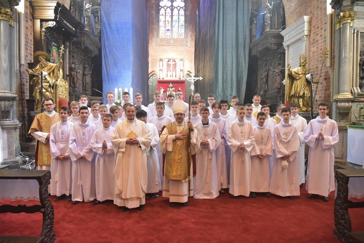 Błogosławieństwo nowych lektorów i ceremoniarzy