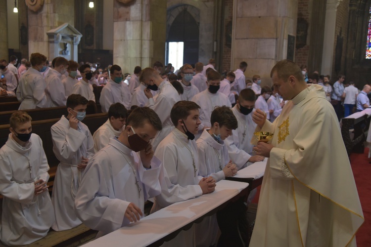 Błogosławieństwo nowych lektorów i ceremoniarzy