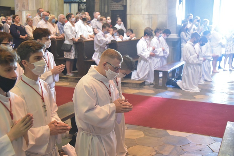 Błogosławieństwo nowych lektorów i ceremoniarzy