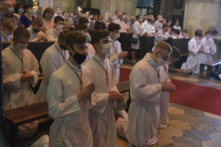 Błogosławieństwo nowych lektorów i ceremoniarzy