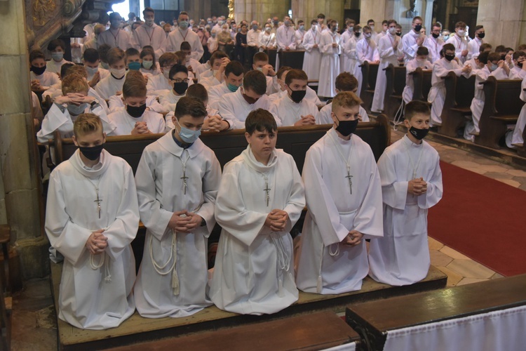 Błogosławieństwo nowych lektorów i ceremoniarzy