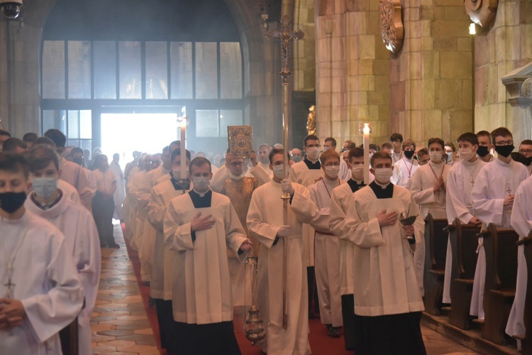 Błogosławieństwo nowych lektorów i ceremoniarzy