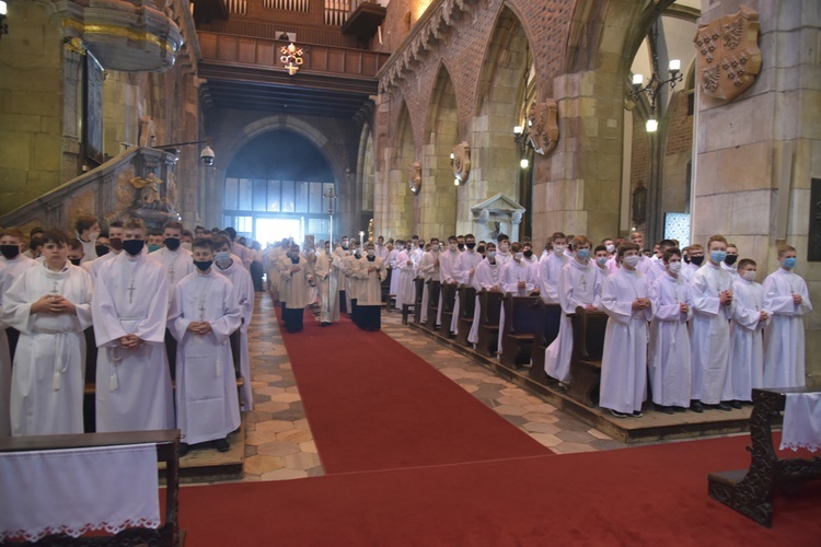 Błogosławieństwo nowych lektorów i ceremoniarzy