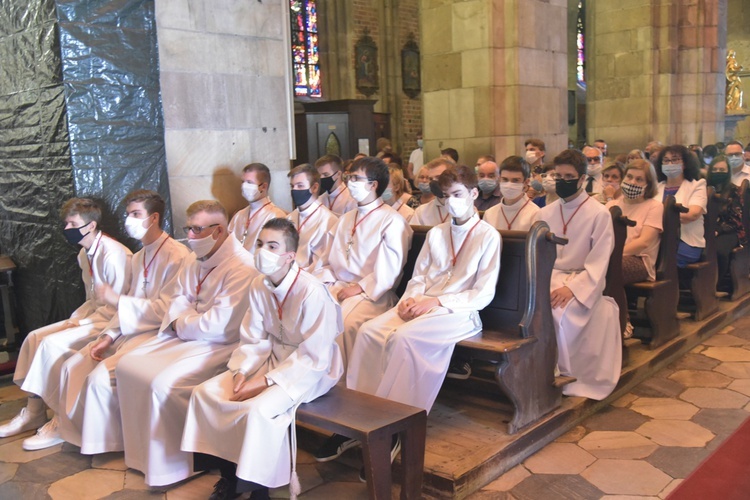 Błogosławieństwo nowych lektorów i ceremoniarzy