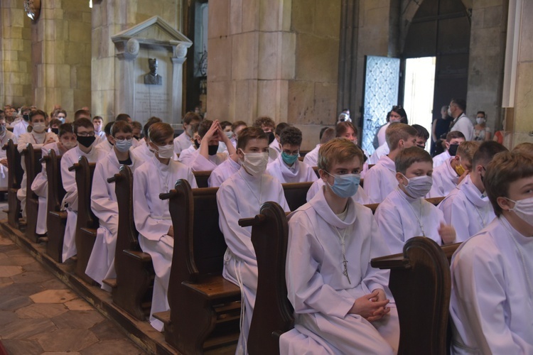 Błogosławieństwo nowych lektorów i ceremoniarzy