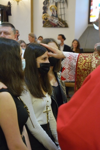 Bierzmowanie w sądeckiej Zawadzie