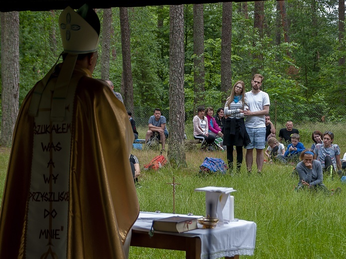 Msza św. na zakończenie spływu