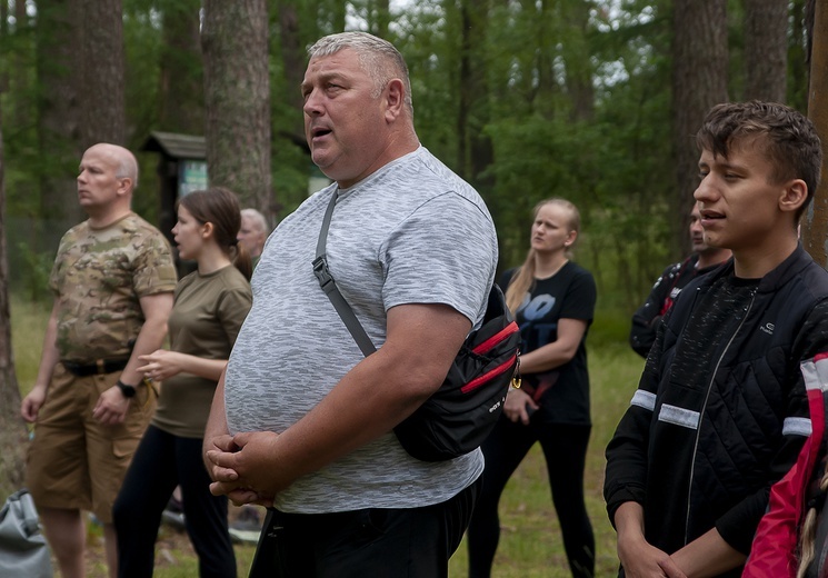 Msza św. na zakończenie spływu