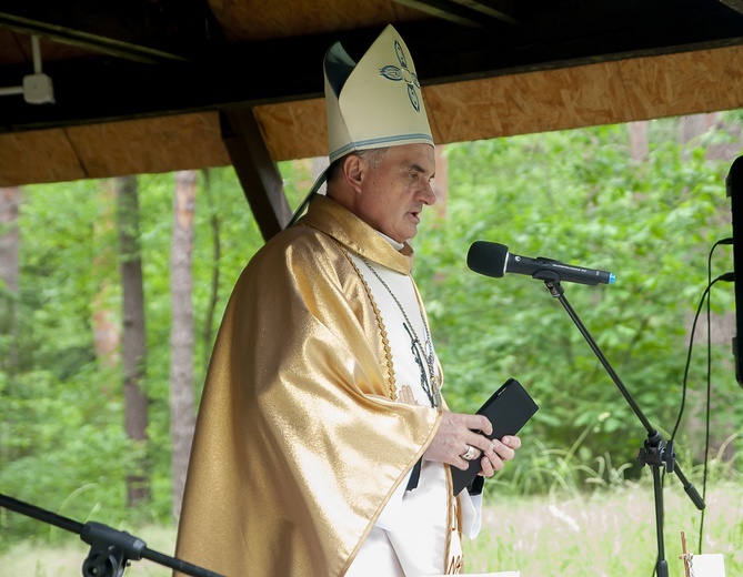 Msza św. na zakończenie spływu