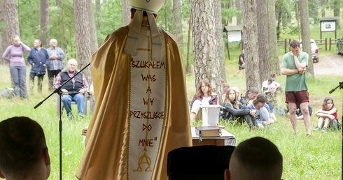 Msza św. na zakończenie spływu