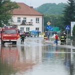 Zalane centrum Łapanowa