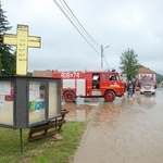 Zalane centrum Łapanowa