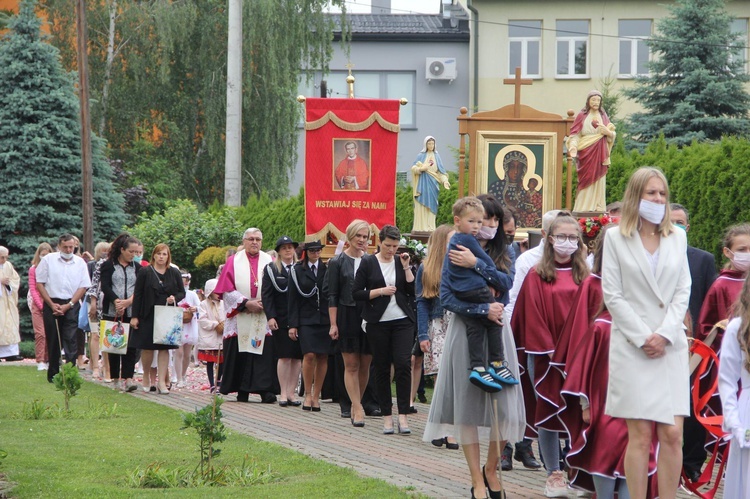 Koszyce Małe. Ogłoszenie św. Małgorzaty Marii Alacoque drugą patronką kościoła