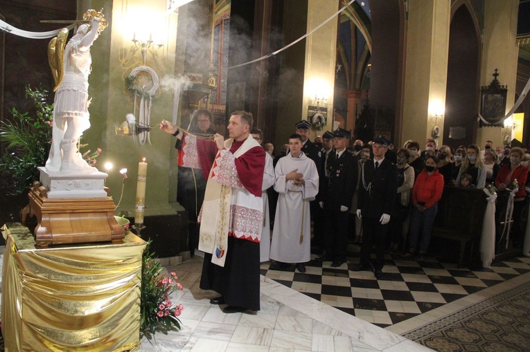 Pilzno. Powitanie św. Michała Archanioła