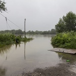 Wisła w Tarnobrzegu przybrała