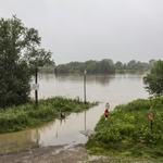 Wisła w Tarnobrzegu przybrała