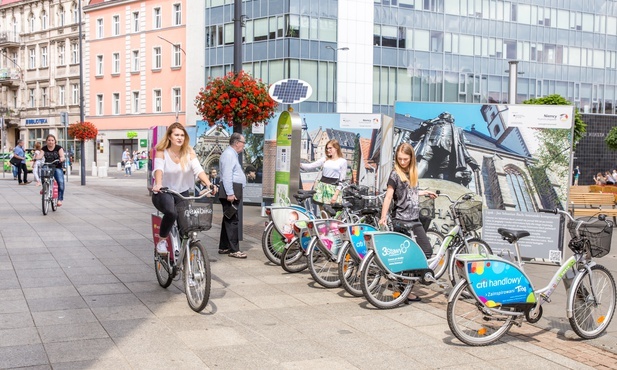 Katowice. 7 nowych wypożyczalni rowerów