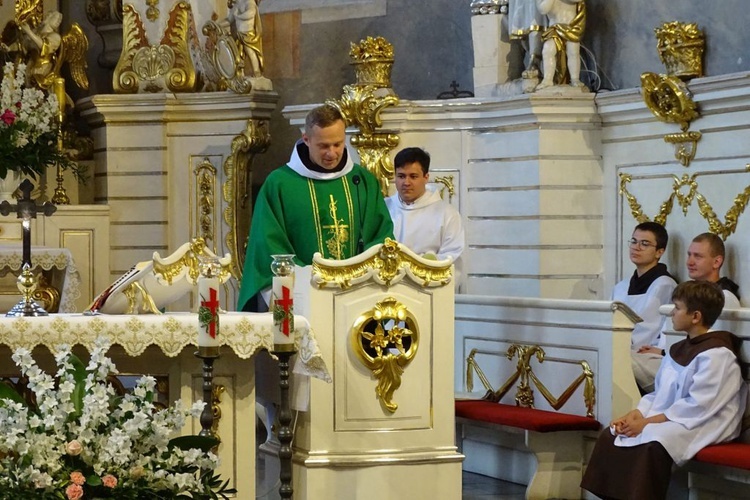 Pożegnanie o. Aleksego we Wschowie 