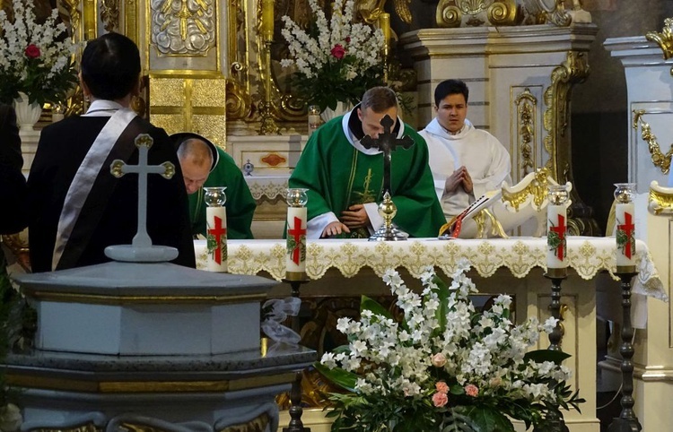 Pożegnanie o. Aleksego we Wschowie 