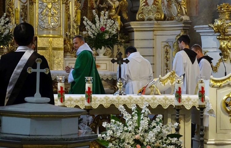 Pożegnanie o. Aleksego we Wschowie 