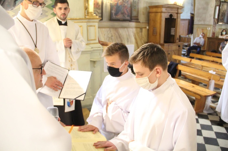 Błogosławieństwo lektorów w Ujanowicach