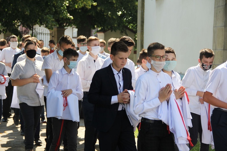 Błogosławieństwo lektorów w Ujanowicach