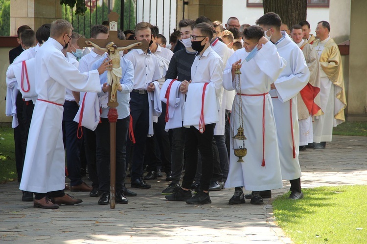 Błogosławieństwo lektorów w Ujanowicach