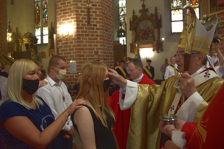 Bierzmowanie w puckiej farze 2020 r.