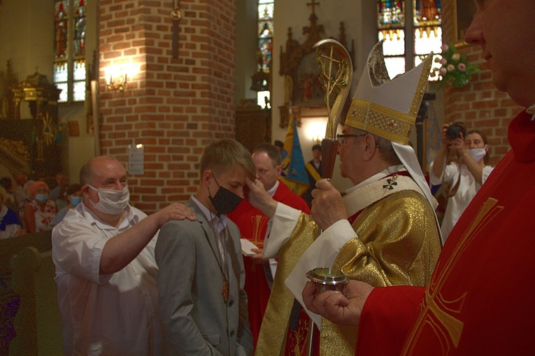 Bierzmowanie w puckiej farze 2020 r.