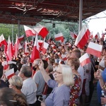 Wieczór wyborczy Andrzeja Dudy w Łowiczu