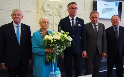Grażyna Rzymkowska przez 45 lat była dyrektorem Muzeum-Zamku w Oporowie.