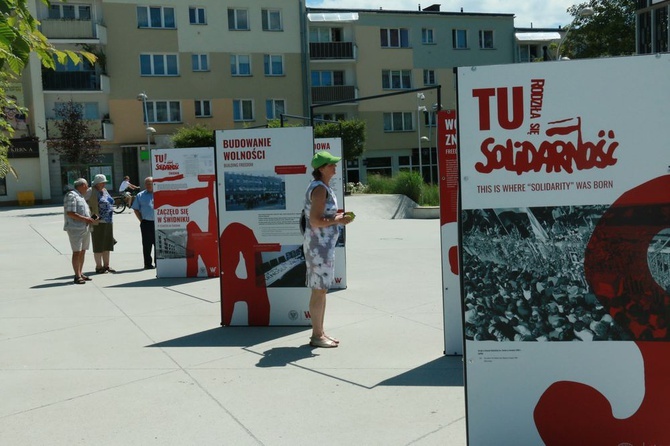 Otwarcie wystawy "Tu rodziła się Solidarność"