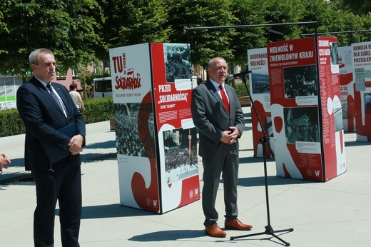 Otwarcie wystawy "Tu rodziła się Solidarność"