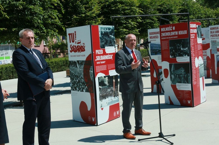 Otwarcie wystawy "Tu rodziła się Solidarność"