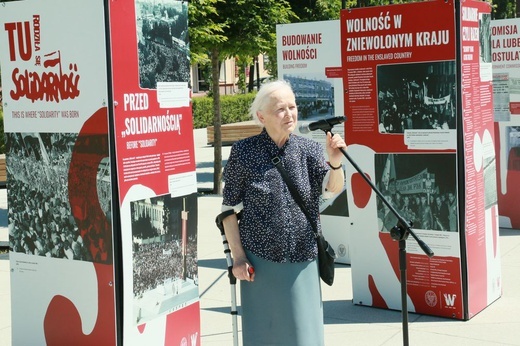 Otwarcie wystawy "Tu rodziła się Solidarność"