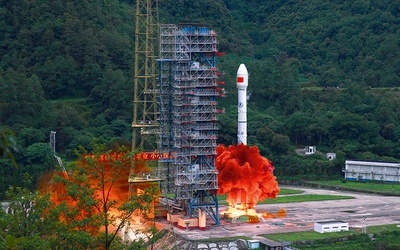 23 czerwca 2020 r. Start chińskiej rakiety transportującej satelitę systemu BeiDou.
